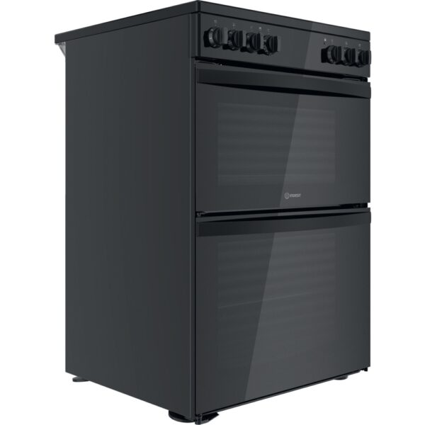 Indesit ID67V9KMB/UK Ceramic Electric Cooker with Double Oven - Image 4