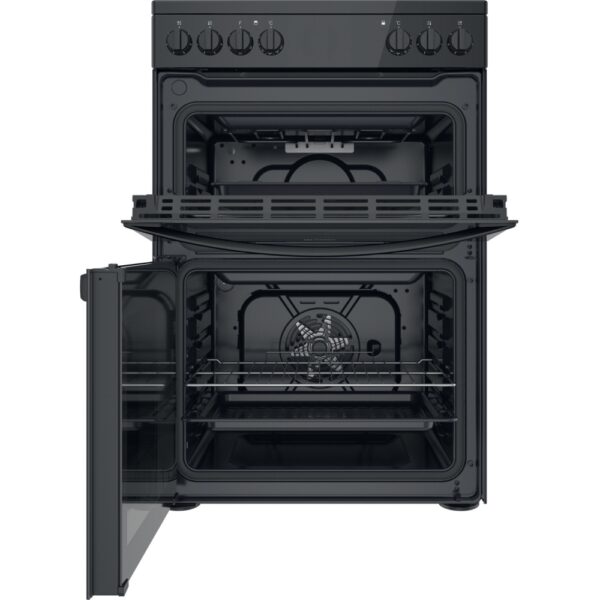 Indesit ID67V9KMB/UK Ceramic Electric Cooker with Double Oven - Image 3