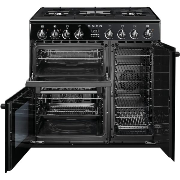 Smeg BM93BL 90cm Dual Fuel Range Cooker - Image 4